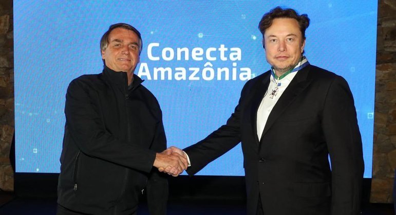 Em encontro, Bolsonaro chama Elon Musk de 'mito da liberdade