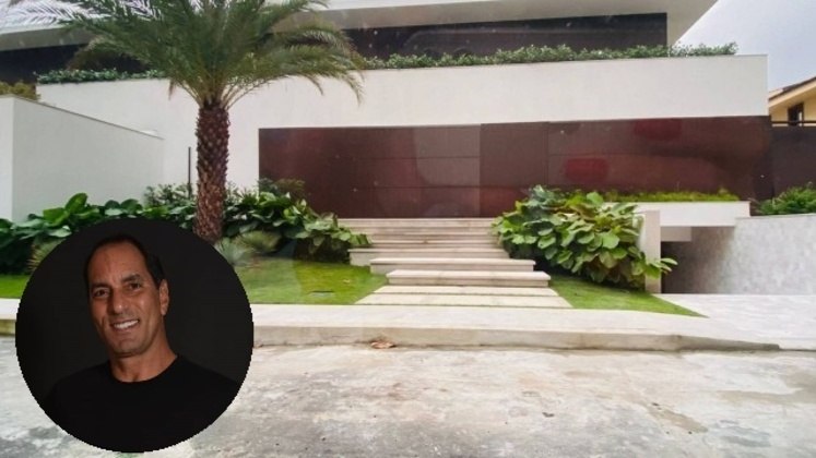 Edmundo põe à venda mansão de R$ 16 milhões com cinema privado e piscina com cascata