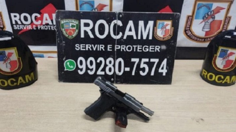 Suposto assaltante morre após trocar tiros com os policiais da Rocam