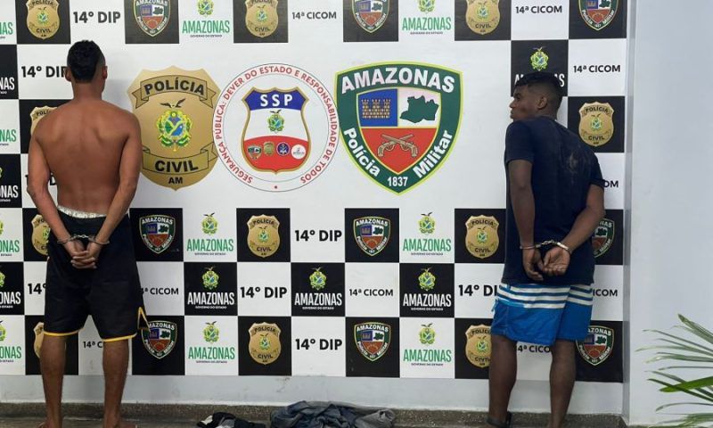 Dupla de assaltantes é presa na zona Leste de Manaus