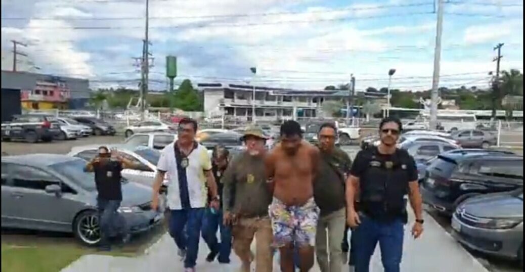 Vídeo: polícia prende suspeito de matar gari, em Manaus