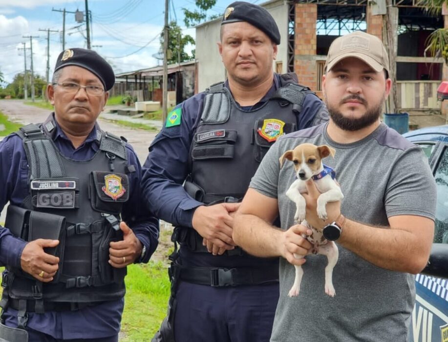 Mulher é flagrada chutando cachorro e caso vai parar na delegacia de Presidente Figueiredo