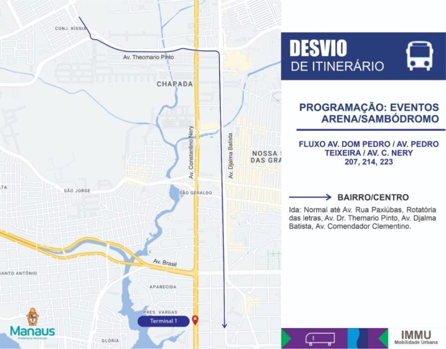 Prefeitura anuncia mudança temporária de transporte e trânsito neste sábado, (18)