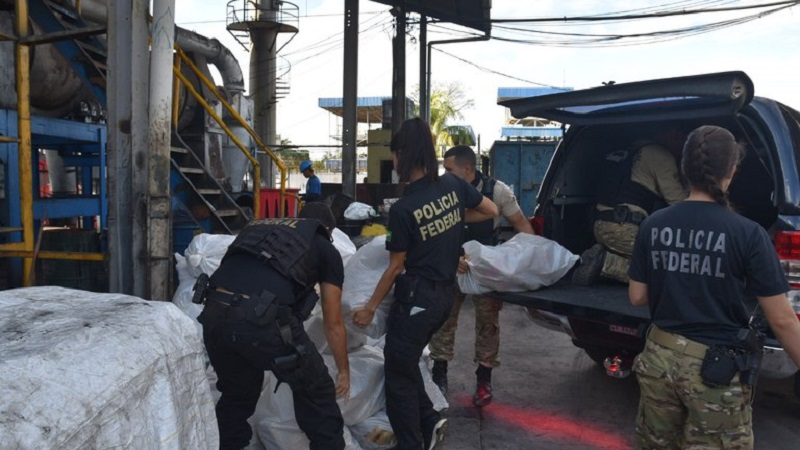 PF incinera mais de uma tonelada de entorpecentes no Amazonas