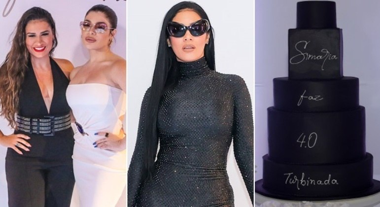 Festão de Simaria tem enxurrada de famosos, comidas especiais e look no estilo de Kim Kardashian