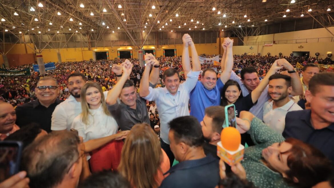 Wilson Lima recebe ‘apoio irrestrito’ de David Almeida à reeleição ao Governo do Amazonas