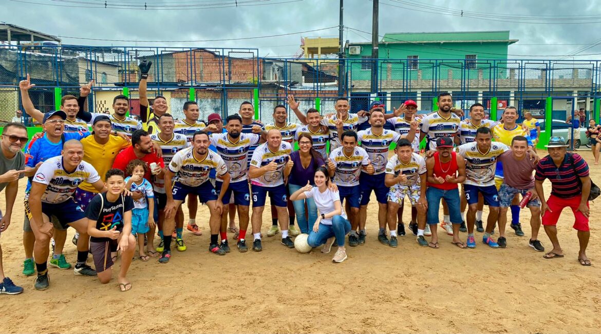 Varlene Gonçalves prestigia 1ª Copa de Futebol das Comunidades