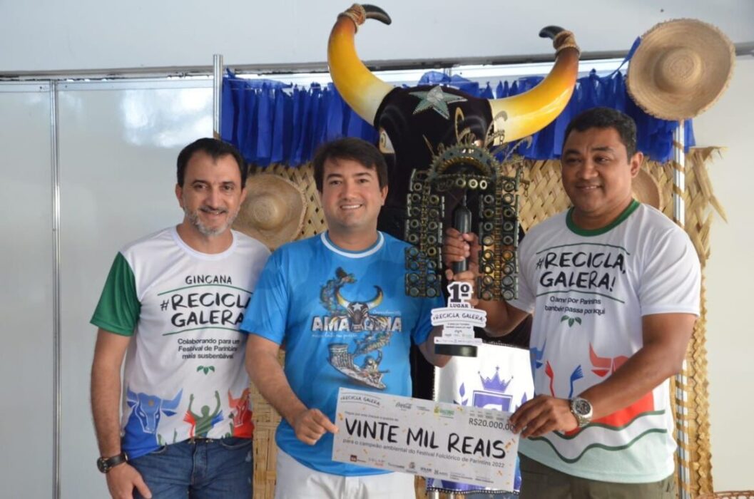 Caprichoso é o campeão ambiental do Festival Folclórico de Parintins no “Recicla Galera”