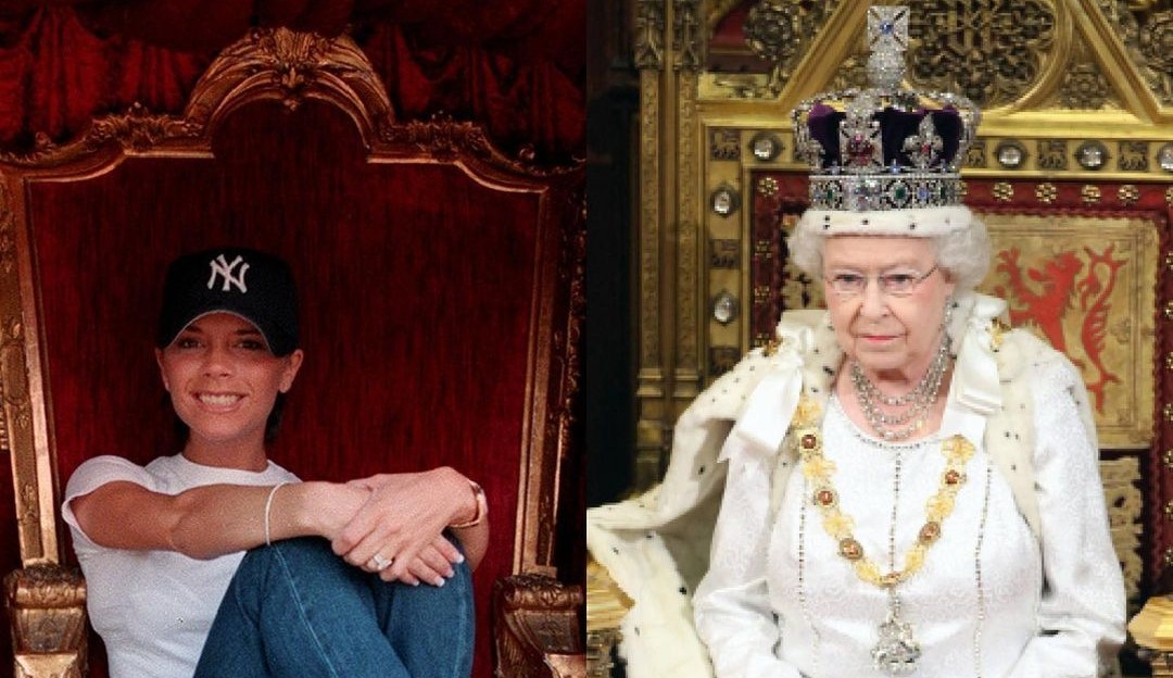 Victoria Beckham é criticada por se comparar à rainha Elizabeth II