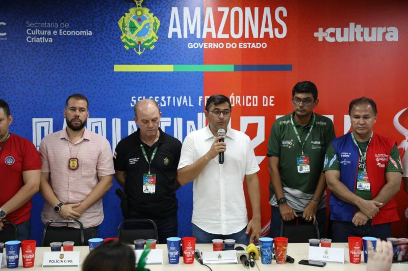 Na abertura do 55° Festival de Parintins, Wilson Lima destaca estrutura do Governo do Estado para o retorno da festa