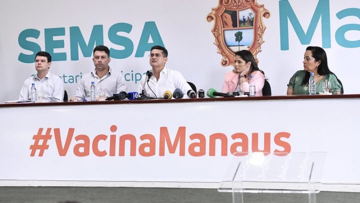 Prefeito David Almeida anuncia mega-ação para intensificar vacinação contra a Covid-19 em Manaus