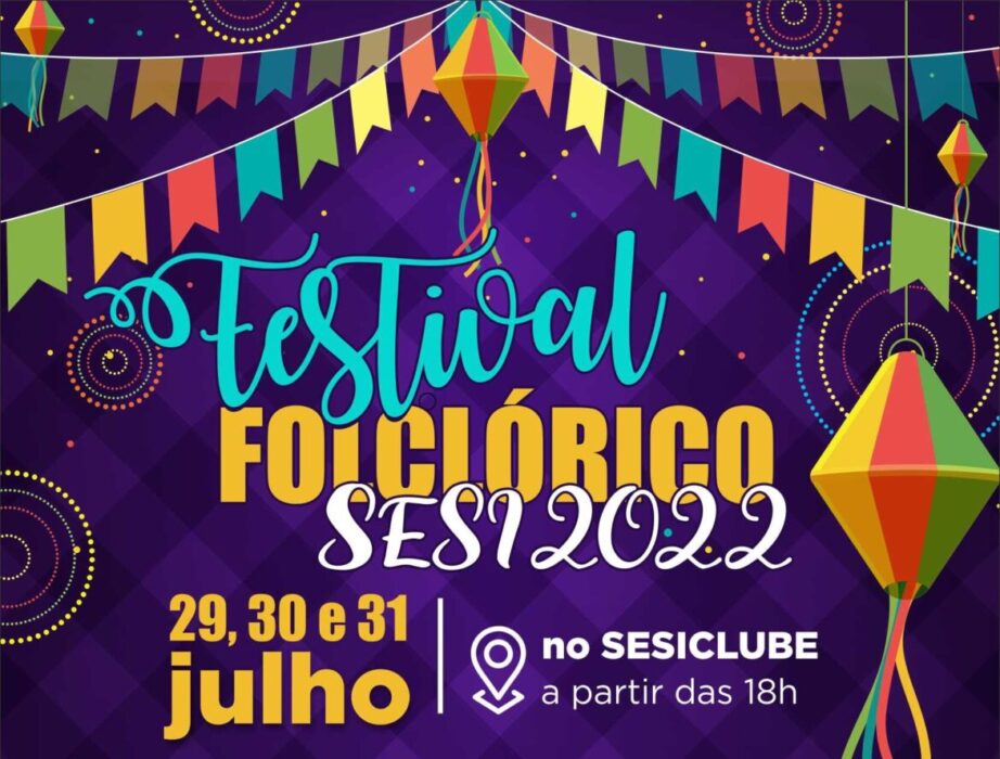 SESI realiza Festival Folclórico no Clube do Trabalhador