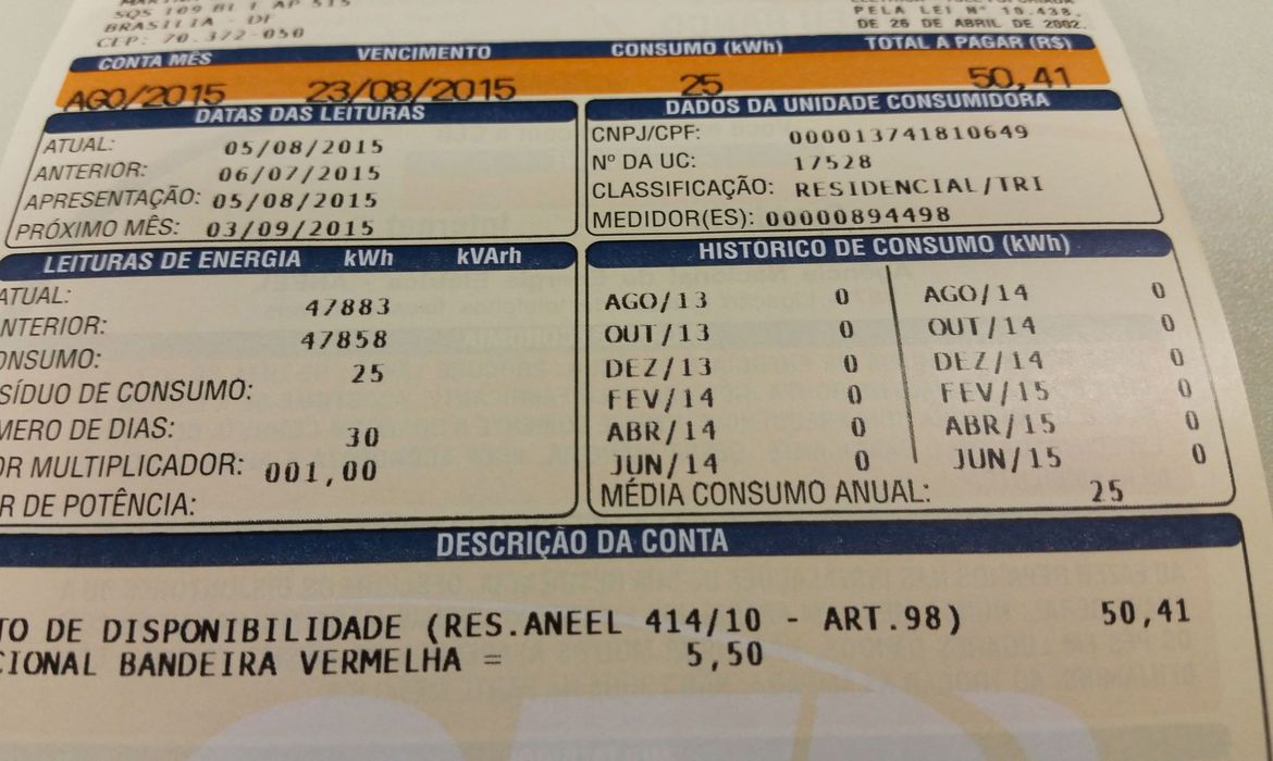 Senacon cobra esclarecimentos de concessionárias sobre contas de luz