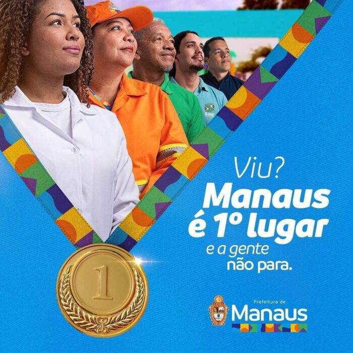 Manaus é 1º lugar e o trabalho não para!