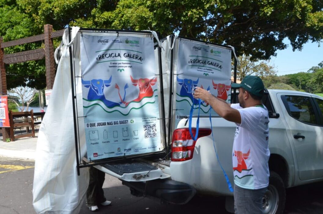 ‘Recicla, Galera’: mais de 2 toneladas de resíduos produzidos pelo Festival de Parintins foram coletadas e recicladas