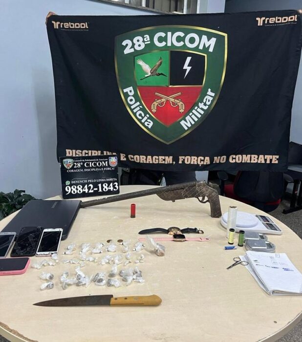 Grupo é preso após trocar tiros com a polícia