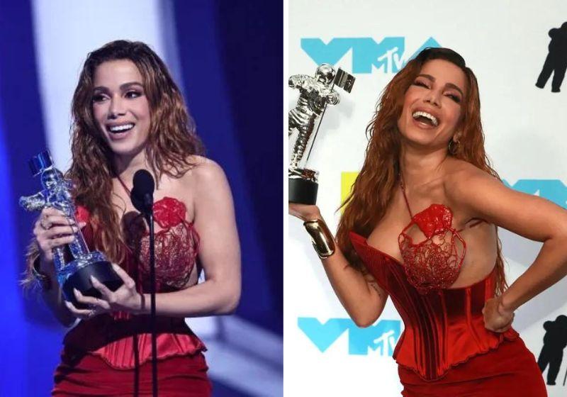 Anitta faz história e se torna a 1ª artista brasileira a vencer o VMA nos EUA