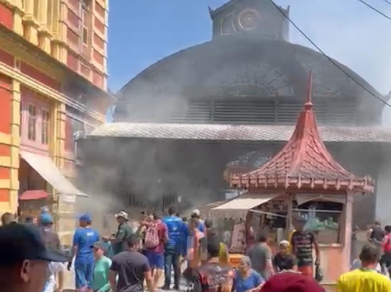 Morre terceira vítima de incêndio em lotérica no Mercado Adolpho Lisboa, em Manaus