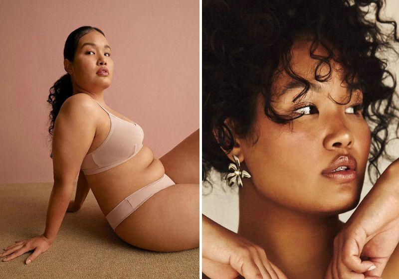 Modelo plus size preta e oriental quebra padrões na moda. É brasileira!