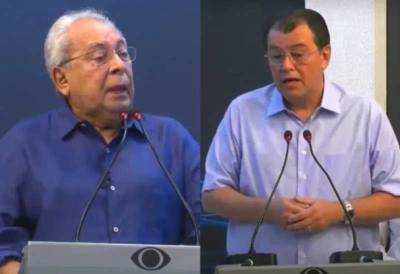 Henrique Oliveira diz que Amazonino e Eduardo Braga são dois ilusionistas, em debate na Band