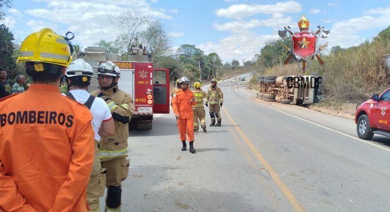 carreta atropela e mata 21 cabeças de gado em rodovia do DF