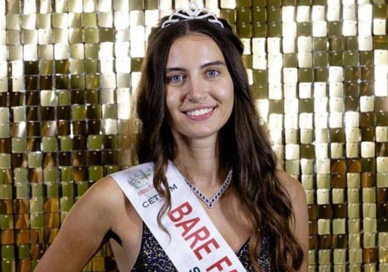 Miss é a 1ª da história a competir sem maquiagem e passa em concurso