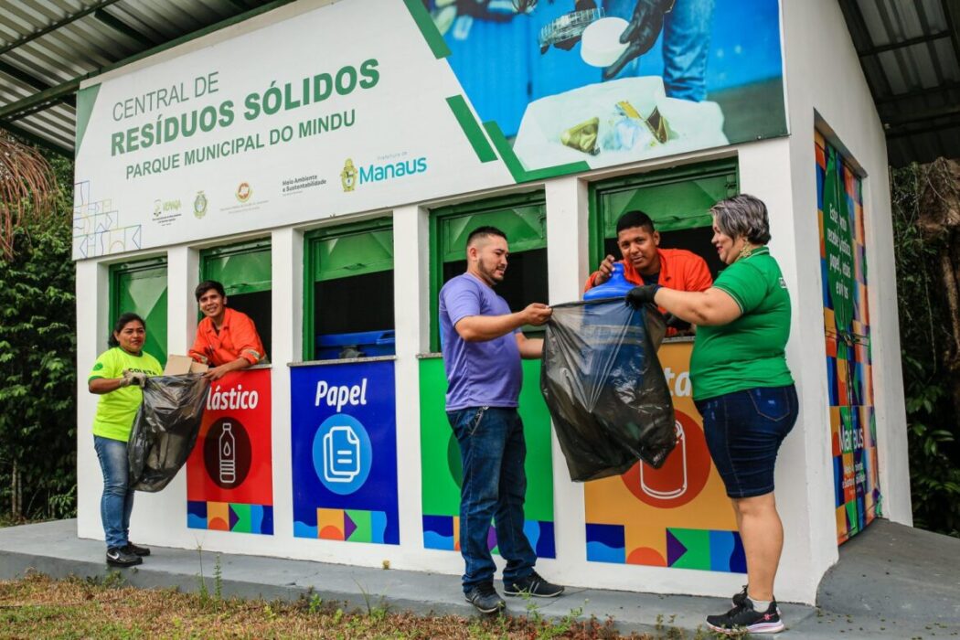 Prefeitura disponibiliza 36 pontos de coleta seletiva de lixo em Manaus