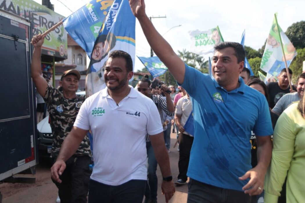 Dr. Mike participa de carreata com Wilson Lima em Presidente Figueiredo