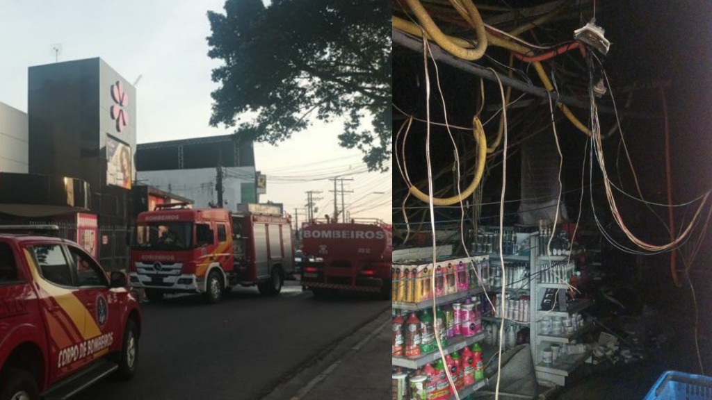 Incêndio destrói loja de cosméticos na zona Leste de Manaus