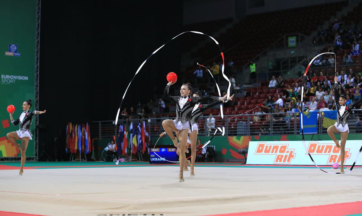 Brasil fica no top 5 do geral no Mundial de Ginástica Rítmica