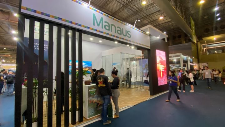 Estande da Prefeitura de Manaus é destaque no primeiro dia da feira da ‘Abav Expo & Collab 2022’, em Pernambuco