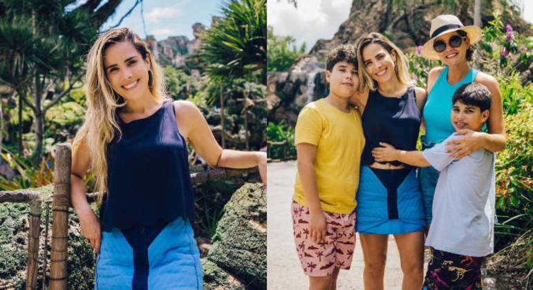 Após reencontrar Zilu, Wanessa Camargo curte Disney com filhos