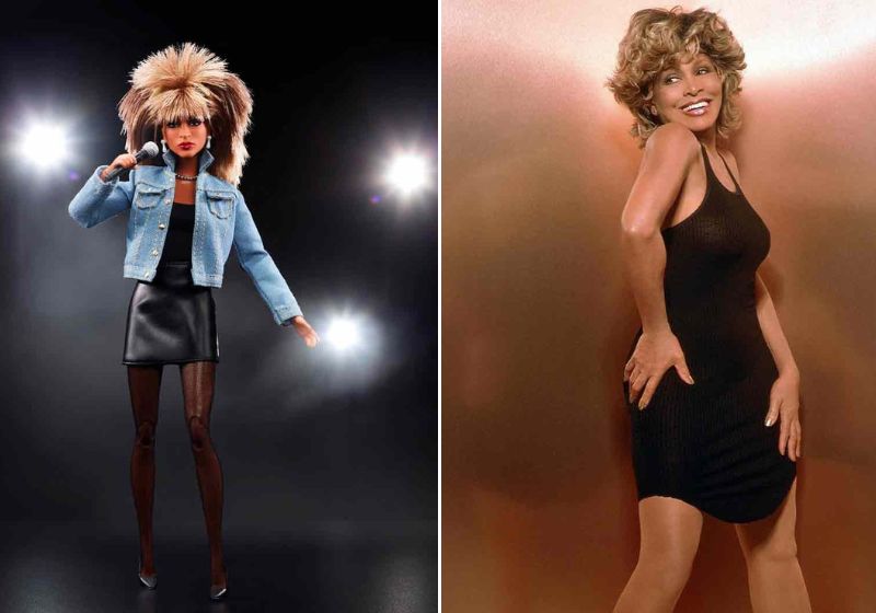 Lançada Barbie em homenagem à cantora Tina Turner. Ela chorou quando viu