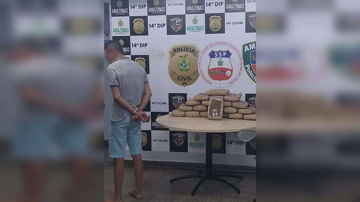 Homem é preso com drogas durante operação policial na zona Leste de Manaus