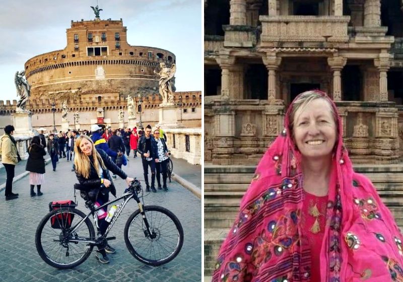 Mulher de 60 anos larga emprego e viaja o mundo de bicicleta