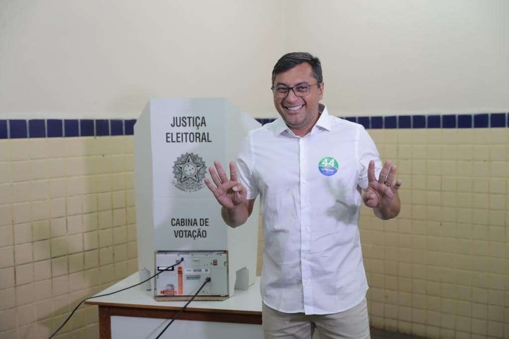 Líder em todas as pesquisas no 2° turno, Wilson Lima vota pela manhã, no domingo