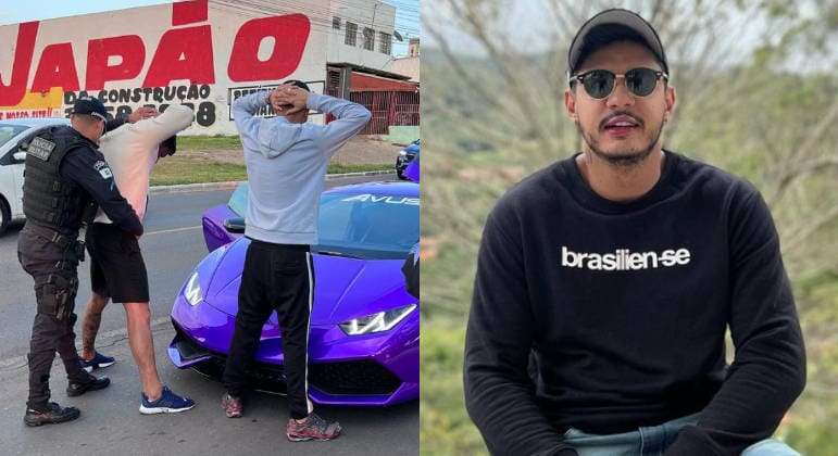 Rapper Hungria 'toma geral' da polícia ao andar com carrão de R$ 3 milhões