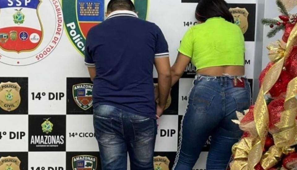 Casal é preso com carro roubado na zona Norte de Manaus