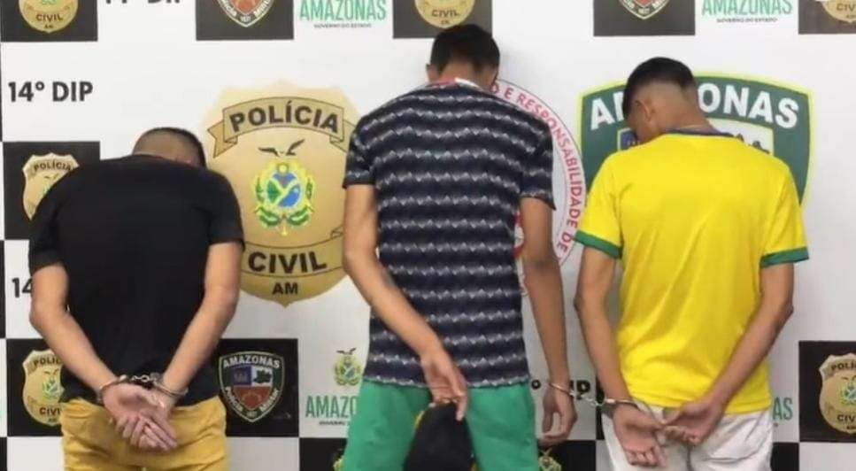 Trio é preso após cometer arrastão no bairro Coroado