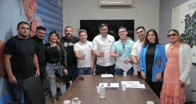 Governador Wilson Lima recebe apoio do Movimento Conservador do Amazonas