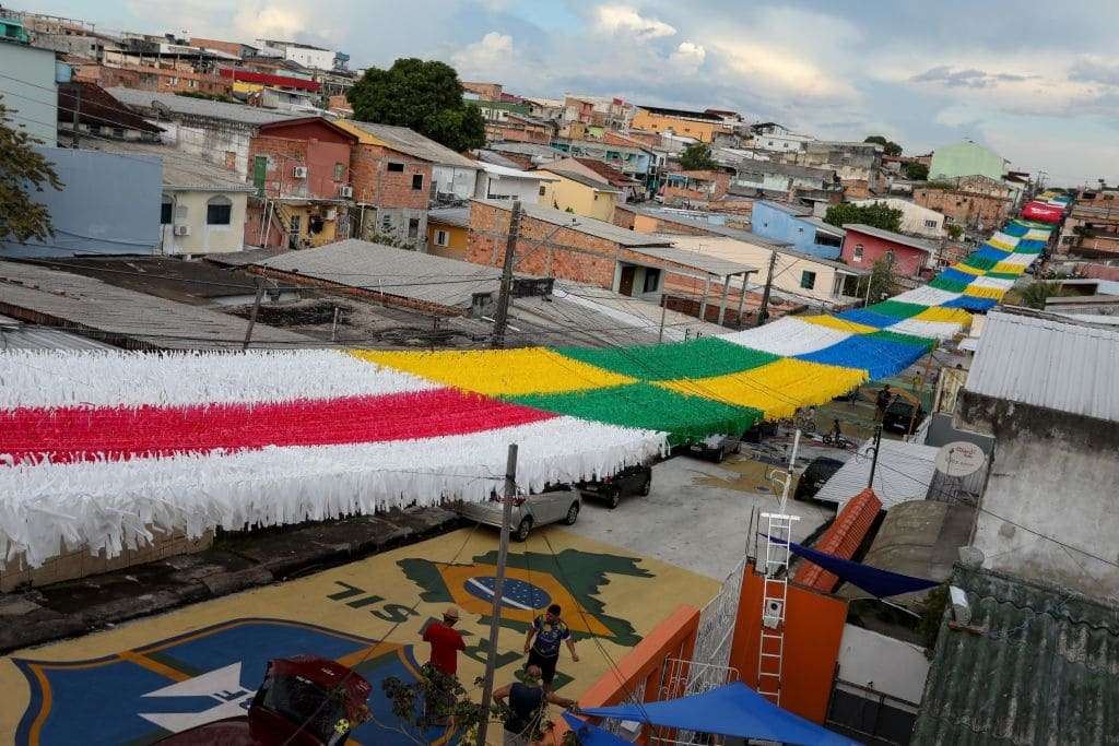 Ruas da Copa em Manaus são destaques nas redes sociais da Fifa
