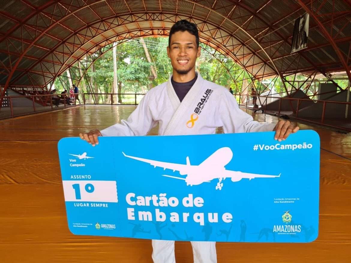 Atleta amazonense de jiu-jitsu vai em busca título inédito no Campeonato Mundial em Abu Dhabi