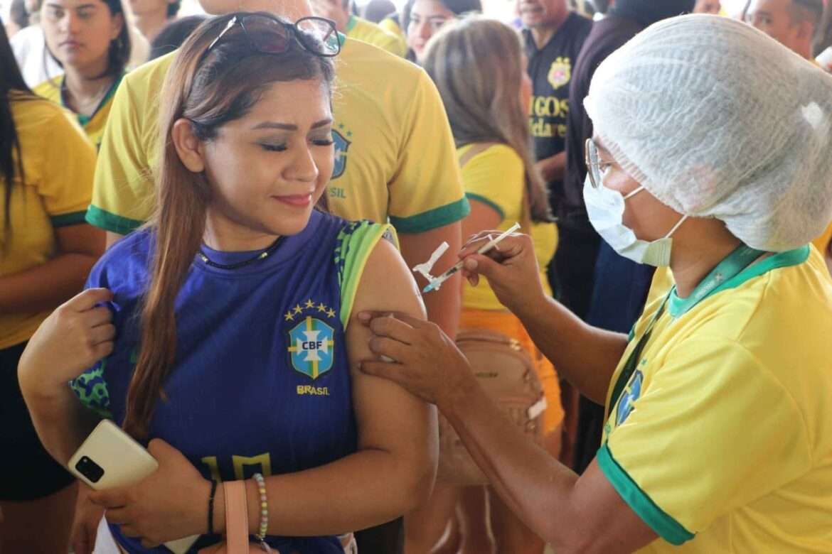 ‘Copa na Arena’: mais de 500 pessoas foram vacinadas contra Covid-19 durante transmissão de jogo da Seleção Brasileira