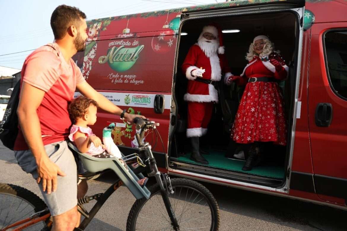 Governo do Amazonas lança 'Natal Itinerante' e espalha a magia natalina pelos bairros de Manaus