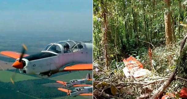 Avião da FAB é encontrado em SC com dois mortos