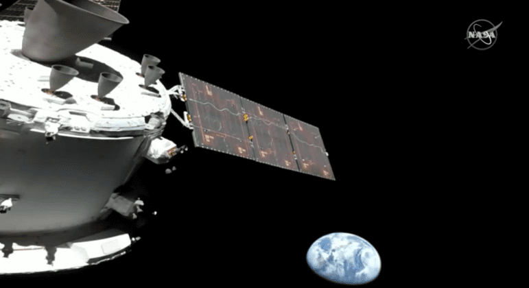 Nasa divulga primeira foto da Terra feita pela missão Artemis 1