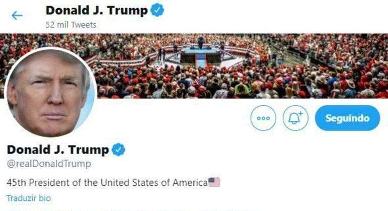 Após ter conta reativada, Trump esnoba Twitter e diz não ter interesse em voltar à rede social