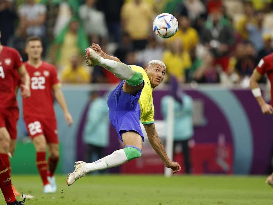 Gol de Richarlison é escolhido como o mais bonito da Copa do Mundo do Catar