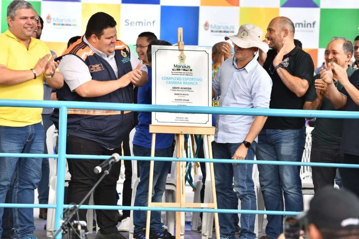 Prefeito David Almeida entrega Complexo Esportivo revitalizado no bairro Jorge Teixeira