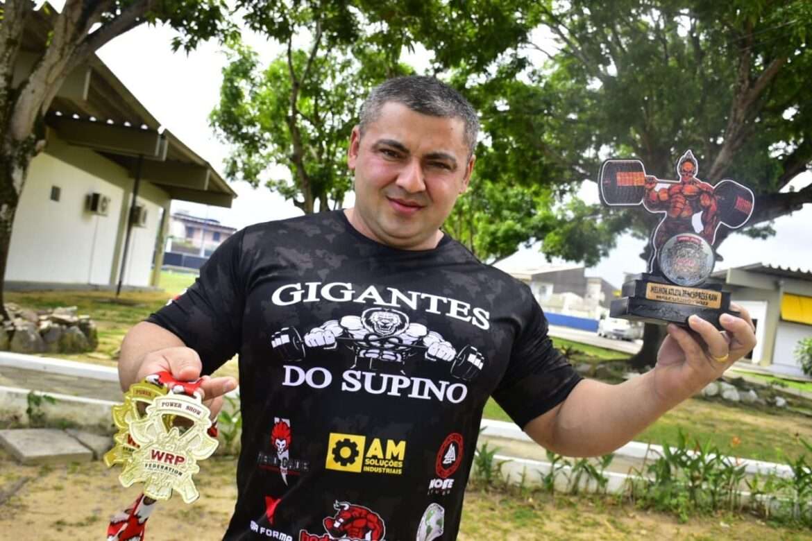 Atleta amazonense é medalha de ouro no Campeonato Brasileiro de Powerlifting, no Paraná